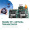 100KM TTL Optical Transceiver Video+Network+TTL Optical Transceiver Module Optical Terminal Equipment  5.5-26V 1