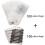 100 Clear Plastic Bags + Black Stickers for Bakery, Cookie & Candy Packaging 5