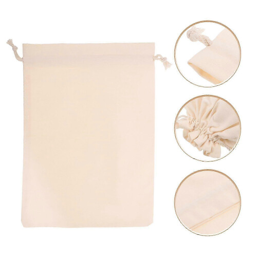 Hard Large-Capacity Flour Bag with Drawstring, Wear-Resistant Bread Storage Pouch 2