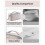 Large Capacity PU Leather Waterproof Cosmetic Bag, Makeup Organizer 4