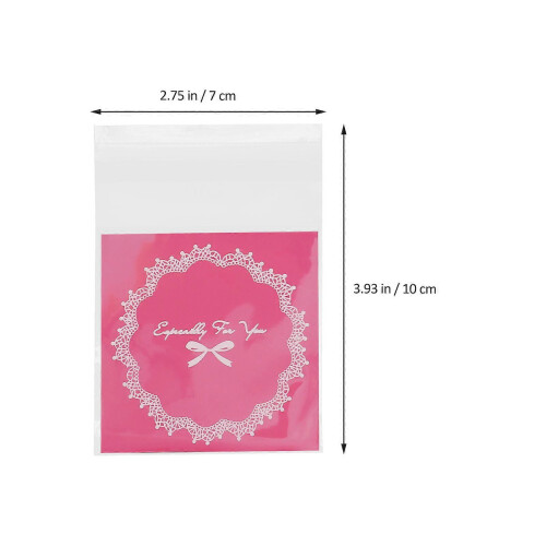 400Pcs Assorted Color Self-Sealing Cellophane Bags for Cookie Storage 1