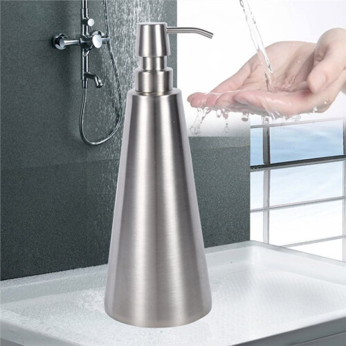 Stainless Steel Soap Dispenser 800ml for Bathroom Countertop 2