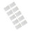 50PCS 20x30cm Cotton Drawstring Pouches Reusable Muslin Sacks for Spice Storage 3