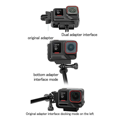 Bracket for  Ace Pro 2, Magnetic L-Shaped Quick Release Base Adapter for Horizontal and Vertical Shooting Stand 1