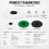 Acrylic Turntable Platter Mat Slip Mat Record Pad LP Vinyl Record Replacement Accessories Black 7