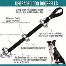 Dog Doorbell Training Adjustable Pet Training Bell Easy Installation Rope Design Dog Potty Training Bell Gift
