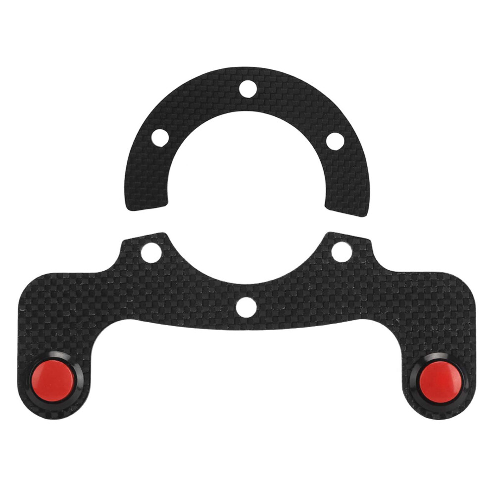 Carbon Fibre Horn Button Kit For 6 Bolt Wheels 7293282106161