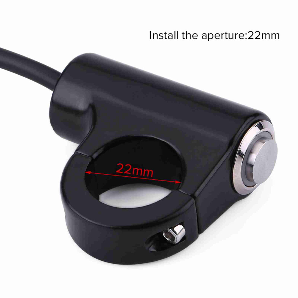 22Mm Aluminium Handlebar Switch For Motorcycle Blue/Light 7293282105799