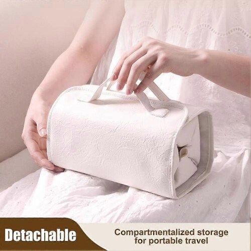 Waterproof Nylon Multifunctional Portable Cosmetic Storage Bag for Makeup, Yellow 1