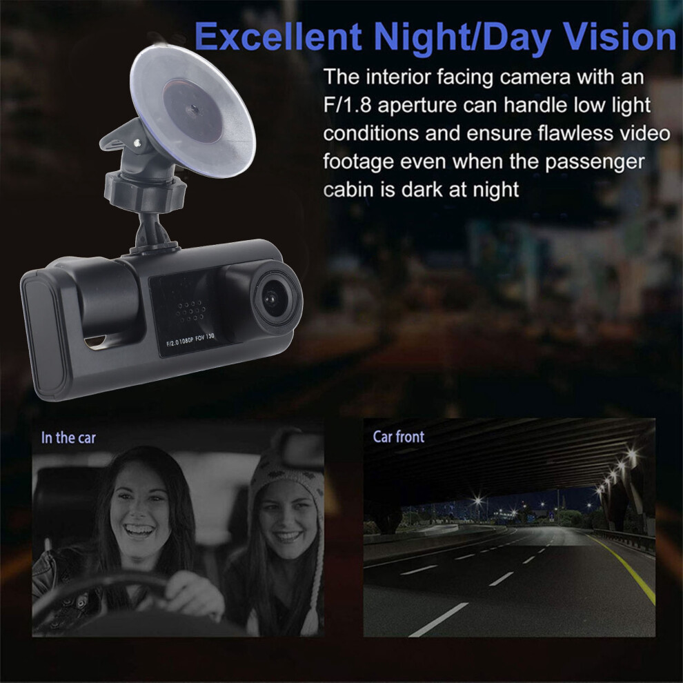 Front & Inside Dash Cam 1080P Loop Recorder 7293282106024