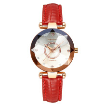 (Ivory white) Premium Women's Ocean Heart Quartz Watch, Diamond Inlaid Stainless Steel Band Waterproof Ladies Wristwatch