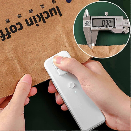 Household Mini Snack Plastic Bag Sealer (Pink) 1pc 1