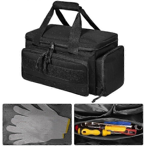 2025 Portable Empty Tool Box Organizer Storage 14 Inch Tool Bag for Men NonSlip Base 2