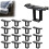 160pc 35mm Solar Panel Water Drainage Clips,PV Modules Clips for Water Drain Photovoltaic Panel Water Drain Clips 3
