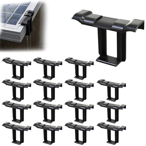 160pc 35mm Solar Panel Water Drainage Clips,PV Modules Clips for Water Drain Photovoltaic Panel Water Drain Clips 2