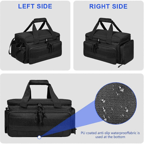 Heavy Duty Waterproof Electrician Tool Bag, Reinforced Base Contractor Organizer 1