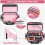 Pink Nylon Women's Tool Bag - Multi-Functional Organizer with Anti-Skid Bottom 3