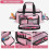 Pink Nylon Women's Tool Bag - Multi-Functional Organizer with Anti-Skid Bottom 4