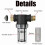 Inline Water Filter for Garden Hose with 40 Mesh and 100 Mesh Screen, 2 O-Ring 2