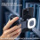 Single-Axis Phone Grip with  LED Selfie Light, Adjustable Angle Stabilizer Handle for Smartphone Photography 2