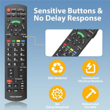 Universelle Fernbedienung für TV Fernbedienung Funktioniert mit Alle für Plasma Viera HDTV 3D LED TV / DVD / AV