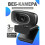 Webcam per Computer 1080P, Telecamera per Videoconferenze Chiara con Microfono, Plug And  USB, Adattatore USB Gratuito per Laptop e Telefono 3
