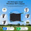 20W 4G SIM Card Solar Router with Solar Panel 20100mAh Battery Waterproof 50 Meter Coverage Range Solar Router 3