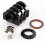 6.35 mm Stereo Audio Socket Jack Connector, 1/4" PCB Solder Right Angle TRS for Professional Audio 6
