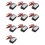 10X 12V  Power Relay Capacitor Filter Rectifier for Car Rear View Backup Camera 1