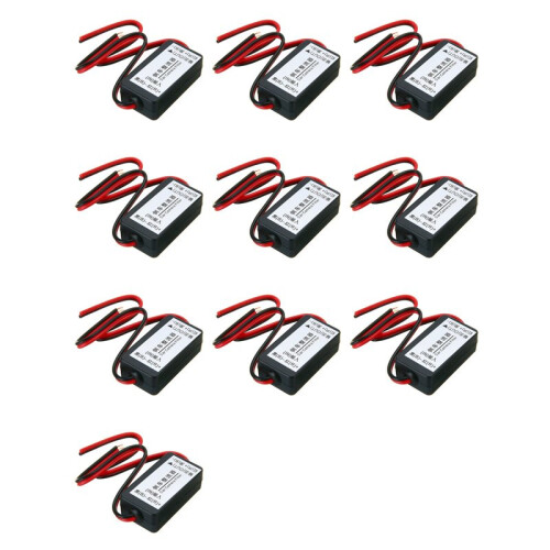 10X 12V  Power Relay Capacitor Filter Rectifier for Car Rear View Backup Camera 1