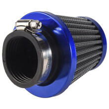 2Stück 38 mm Luft Filter Ansaug Induktions Kit Universal für Off-Road Motorrad ATV Quad Dirt Pit Bike Pilzkopf Luft Filter Reiniger Blau