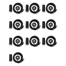 10X Oppxun Antena de Doble Banda VHF UHF HH-N2RS con Soporte Magnético 5M Cable RG316 para Radio Móvil de Vehículo de Coche QYT TYT