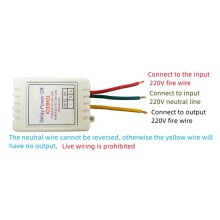 4 Pièces 1-480 Min Minuterie Contrôleur de Temporisation de Déconnexion Réglable AC 110 V 220 V Relais de Temporisation de Mise Sous Tension