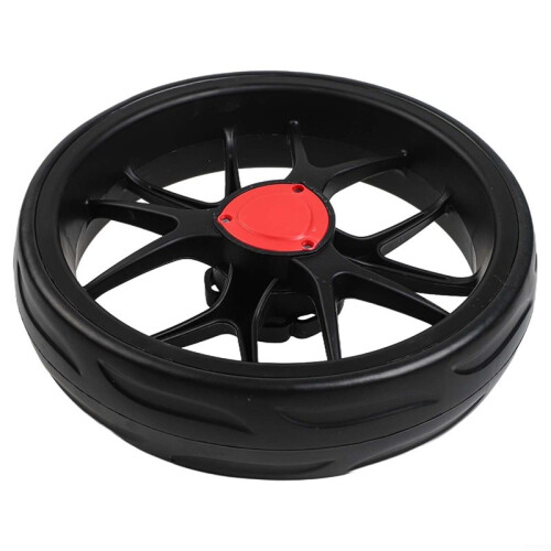 10-Inch Push-Pull  Cart Wheel for 10mm Axle - EVA Foam and Plastic Construction in Multiple Colors 2