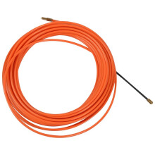 5pcs 4Mm 15 Meter Orange Guide Device Nylon Electric Cable Push Pullers Duct Snake Rodder Fish Tape Wire