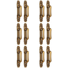 12Pcs European Style Door Handle,Door Pull Handle, Metal Sliding Door Handle for Cabinet Drawer Cupboard Accessory