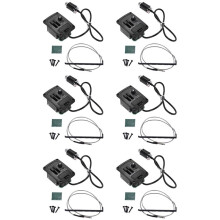 6X Uk-300T Ukulele Piezo Pickup Preamp 2-Band Eq Equalizer Ukelele Pickups Tuner System