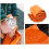 HONYAO Emergency Bivvy Bag, Reusable Survival Sleeping Bag, 1 Pack 4