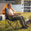 FINE Camping Chair Cary Bag Folding Cup Holder Comfortable Design 2 4