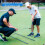 MoKo Golf Alignment Stick, 2 Pack Swing Trainer Tool, 48" Collapsible Alignment Stick Golf Training Aid for Aiming, Putting, Posture Corrector, Golf 6