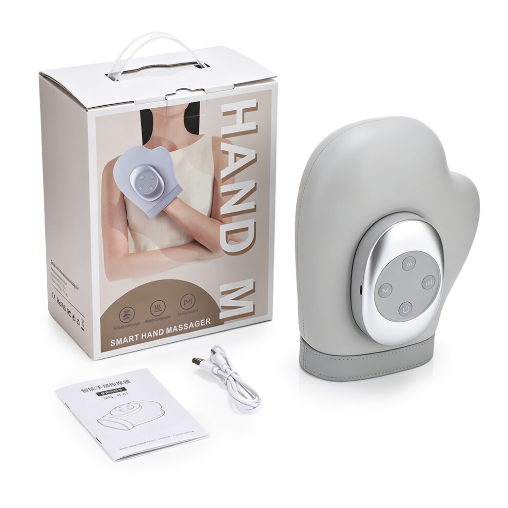 Photos - Massager 360 Air Pressure Hand 5 Levels 3 Modes Airbag Shiatsu Kneading Palm Wrist Fingers Acupoint Hot Compress Hand Massag