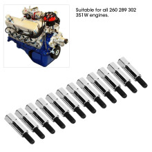 12-Piece Chrome Bolts for Ford 302 Valve Covers