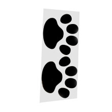 2 Pack PVC Paw Sticker for Vehicle Exterior