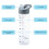 Smash Smash Water Bottle with Water Timings 700ml Grey 2