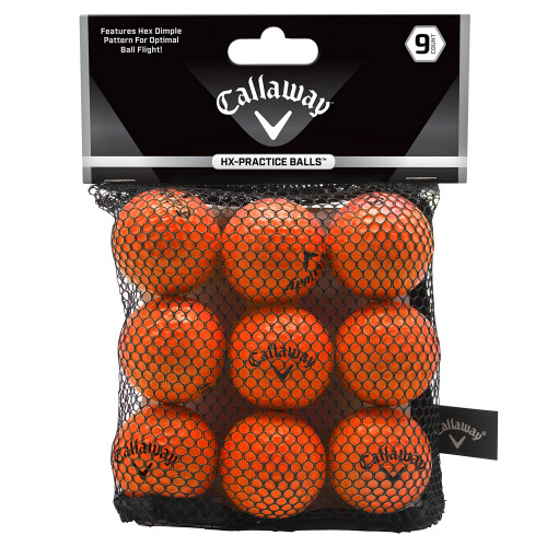 Callaway Callaway Soft Flight Balls with Hex Pattern (Pack of 9) - Orange 2