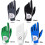 FINGER TEN Golf Gloves Men Rain Grip 2 Pack (Grey, S, Right) 2