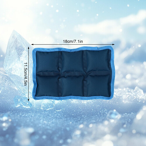 Lyreh 4pcs Reusable Lunch Box Ice Packs (Blue) 1