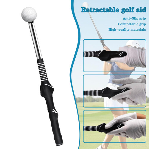 Golf Swing Trainer - Adjustable Golf Training Aid with Arm Band for Posture Correction, Strength and Rhythm Flexibility Training, Swing Correction Pr 2