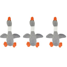 Jouet pour Animaux de Compagnie Oie Chien Mâcher Son Grincement Dents Nettoyant Chien Chat Fournitures pour Animaux de Compagnie Gris