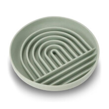Gamelle Slow Food pour Chien en Silicone avec Ventouse Antidérapante pour Chien qui Ralentit la Vitesse de Consommation. Bol Slow Food